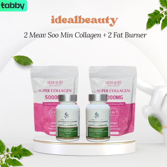 2 Meav Soo Min Collagen + 2 Fat Burner