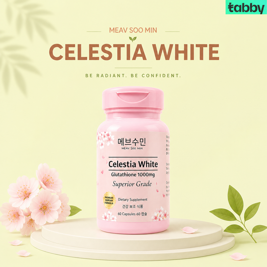 Celestia White Glutathione 1000mg Brightening Capsules