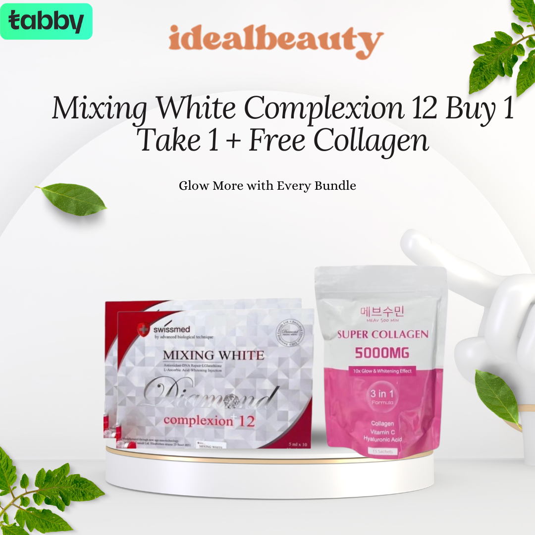 Mixing White Complexion 12 Buy 1 Take 1 + Free Collagen