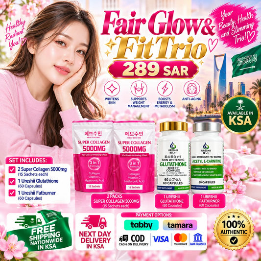 Ureshii Fair Glow & Fit Beauty Trio