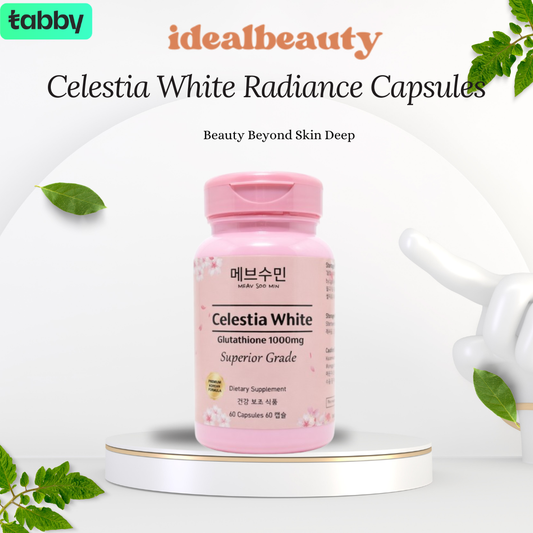 Celestia White Radiance Capsules with glutathione 1000mg for beauty and skin wellness support