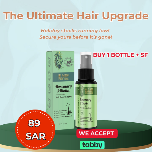 hair promax rosemary and biotin hair growth spray for stronger thicker hair improved scalp care and smooth healthy looking hair