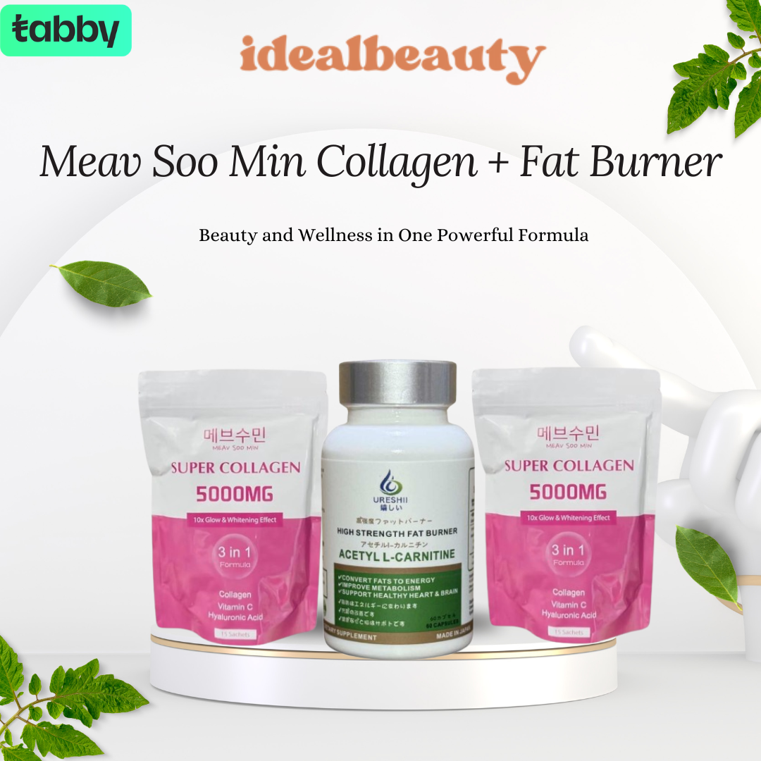 Meav Soo Min collagen and acetyl l carnitine wellness bundle for beauty support and daily weight management