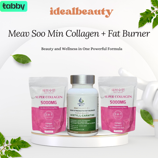 Meav Soo Min collagen and acetyl l carnitine wellness bundle for beauty support and daily weight management