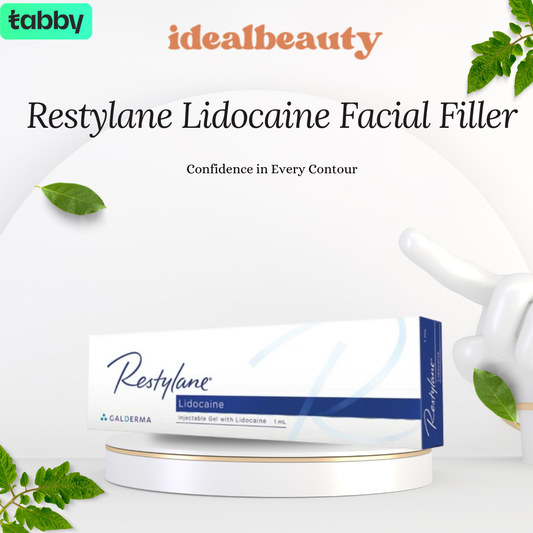 Restylane Lidocaine facial filler injectable gel 1ml for wrinkle correction and facial enhancement