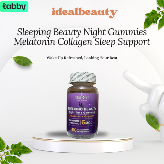 Sleeping Beauty Night Gummies with melatonin and collagen for nighttime wellness and sleep support