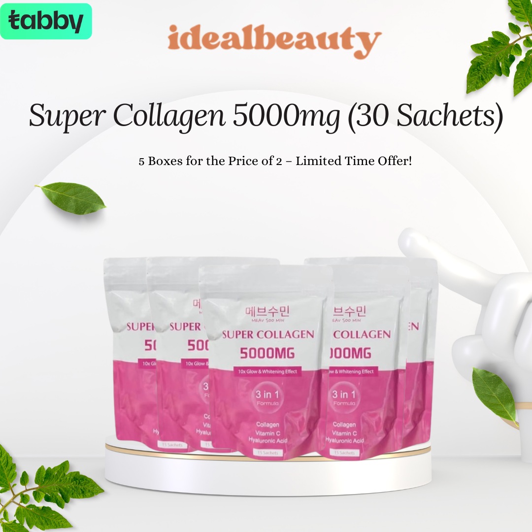 Super Collagen 5000mg 30 sachets 5 box bundle with special promotional offer for daily skin and beauty support